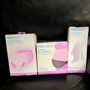 NEW FridaMom C-Section Recovery Band, Disposal underwear and Scar patches